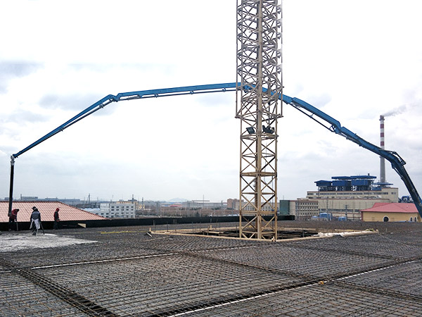 63m Concrete Pump Truck Qingdao international airport