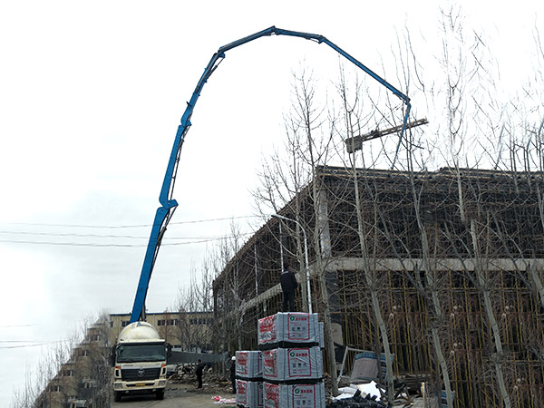 63m Concrete Pump Truck Qingdao international airport