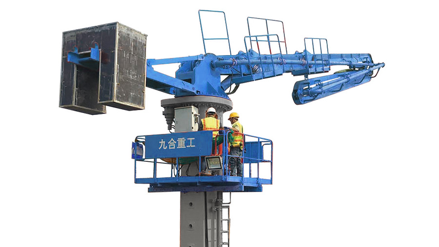 Climbing Hydraulic Concrete Placing Boom